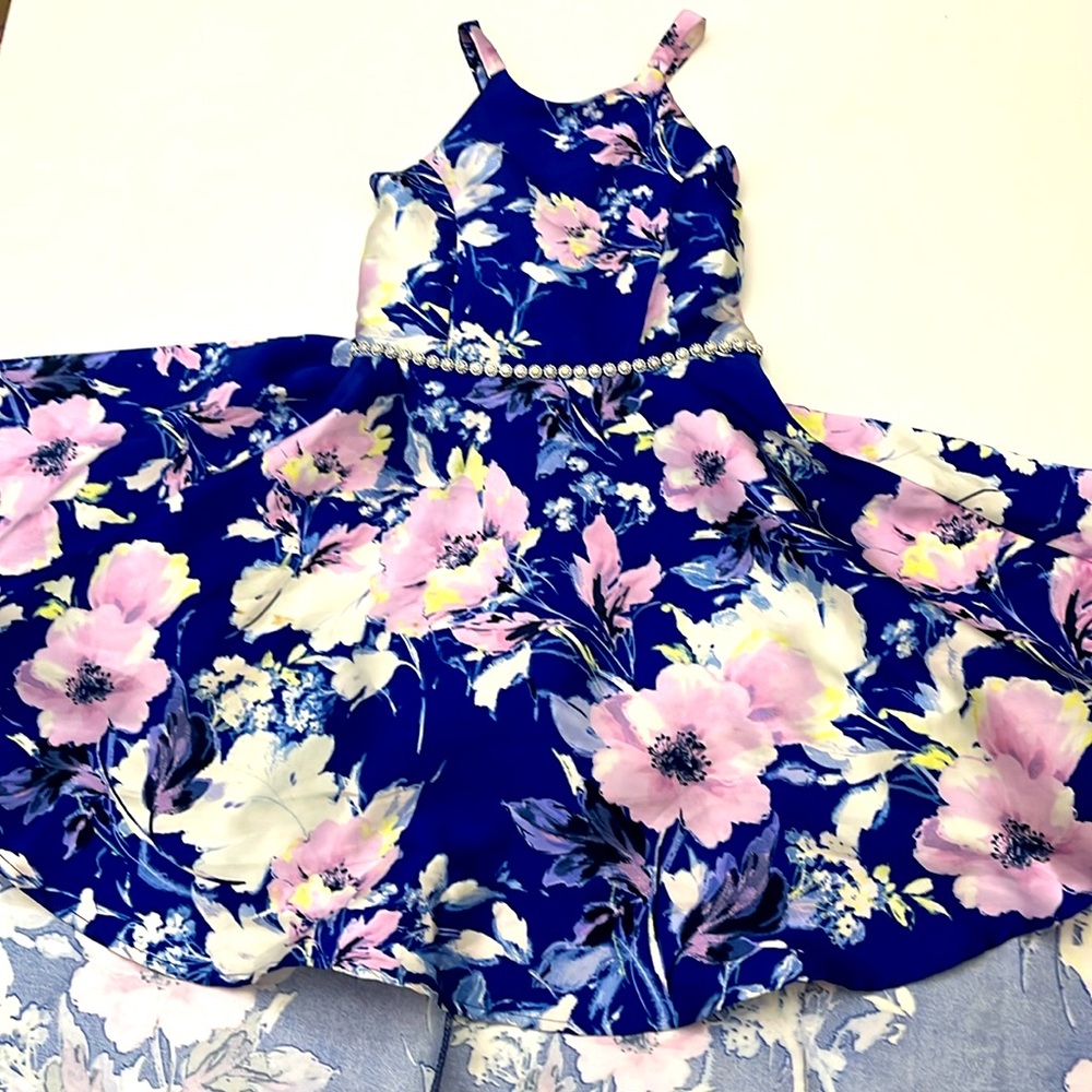 Formal high-low floral dress